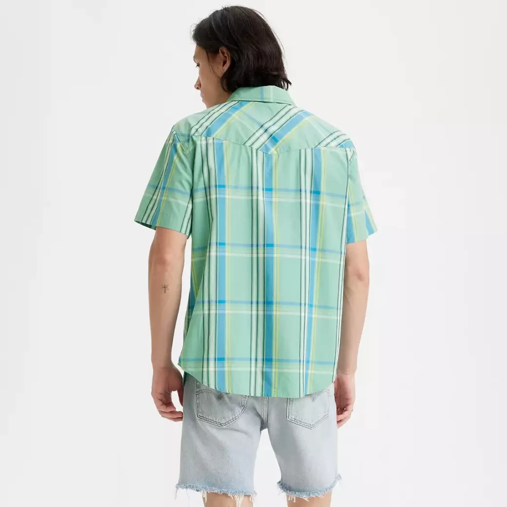 Levi's Kortarmad Westernskjorta Med Ledig Passform New