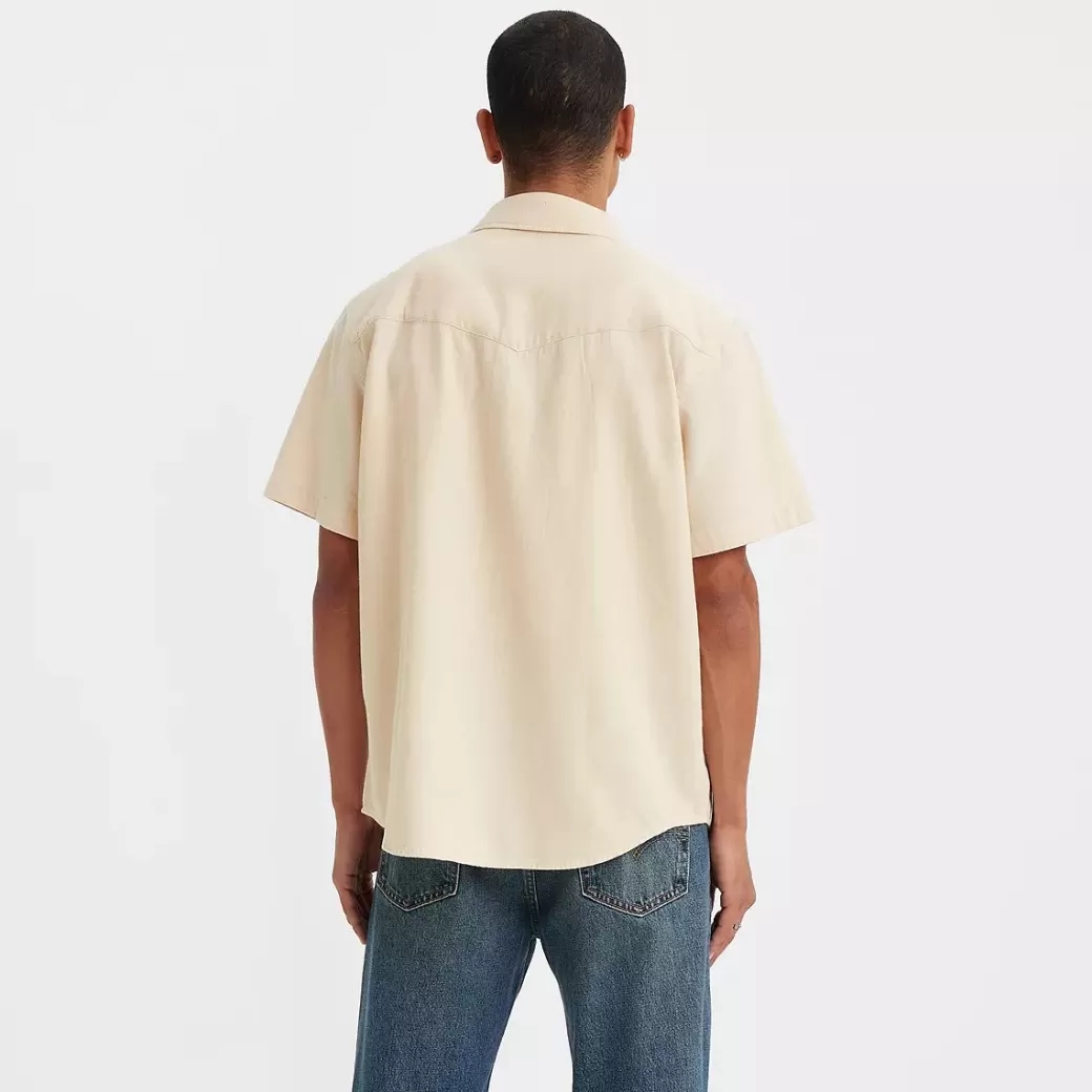 Levi's Kortarmad Westernskjorta Med Ledig Passform Hot