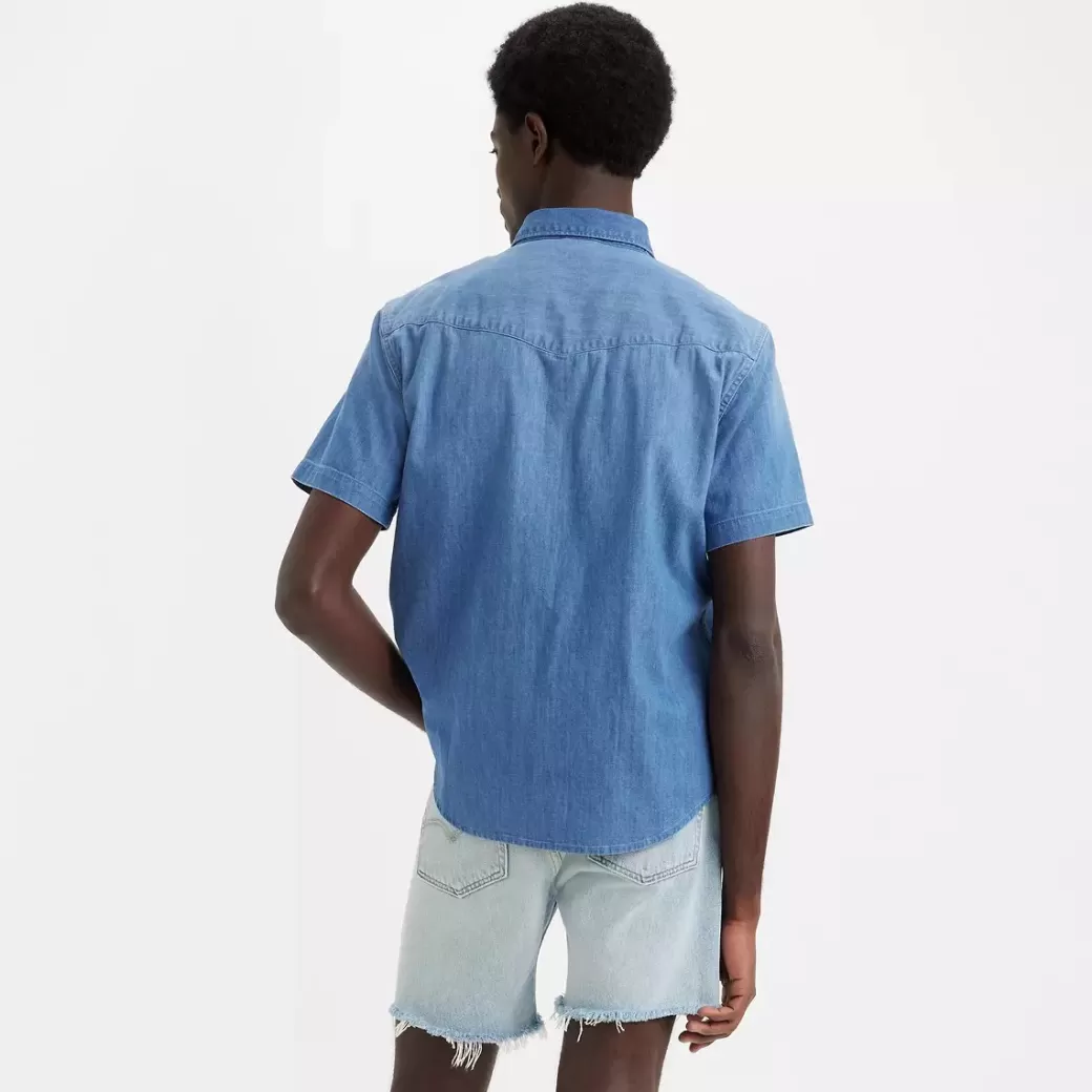 Levi's Kortarmad Westernskjorta Med Ledig Passform Hot