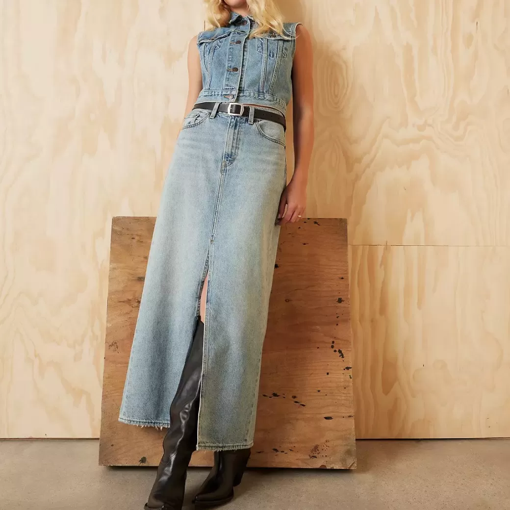 Levi's Lang Rak Kjol Fashion