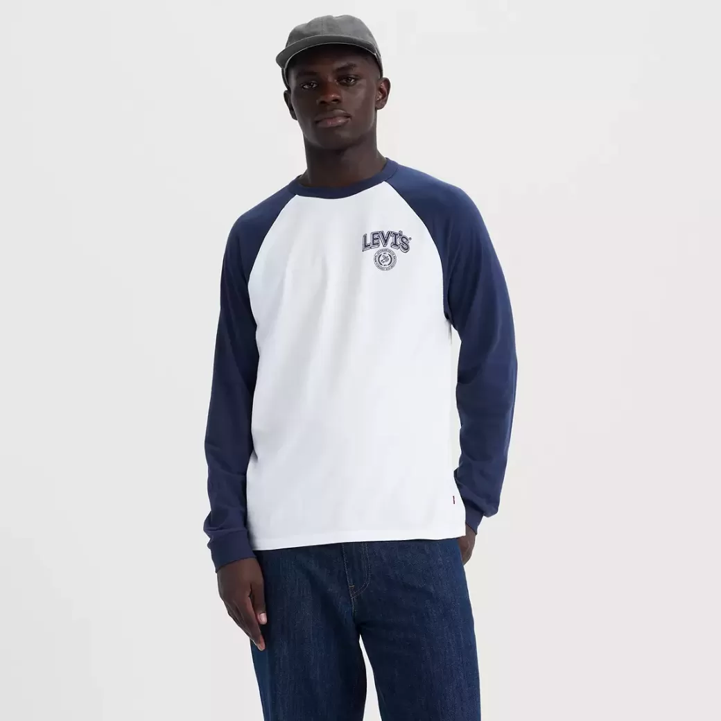 Levi's Langarmad Raglan-T-Shirt Med Tryck Shop