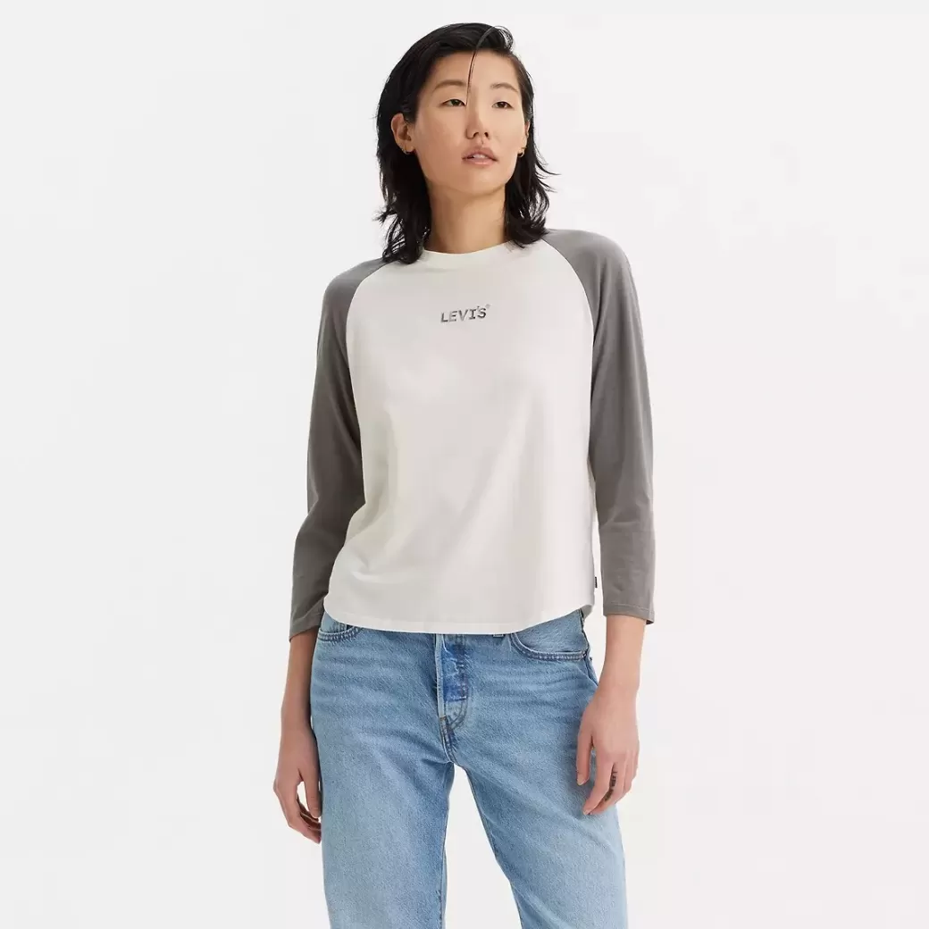 Levi's Langarmad T-Shirt Med Stjarngrafik New