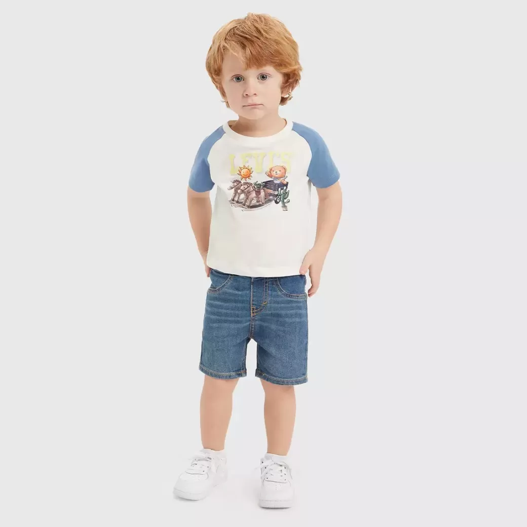 Levi's Levi Bear Babyset Med Raglantroja Och Shorts Best