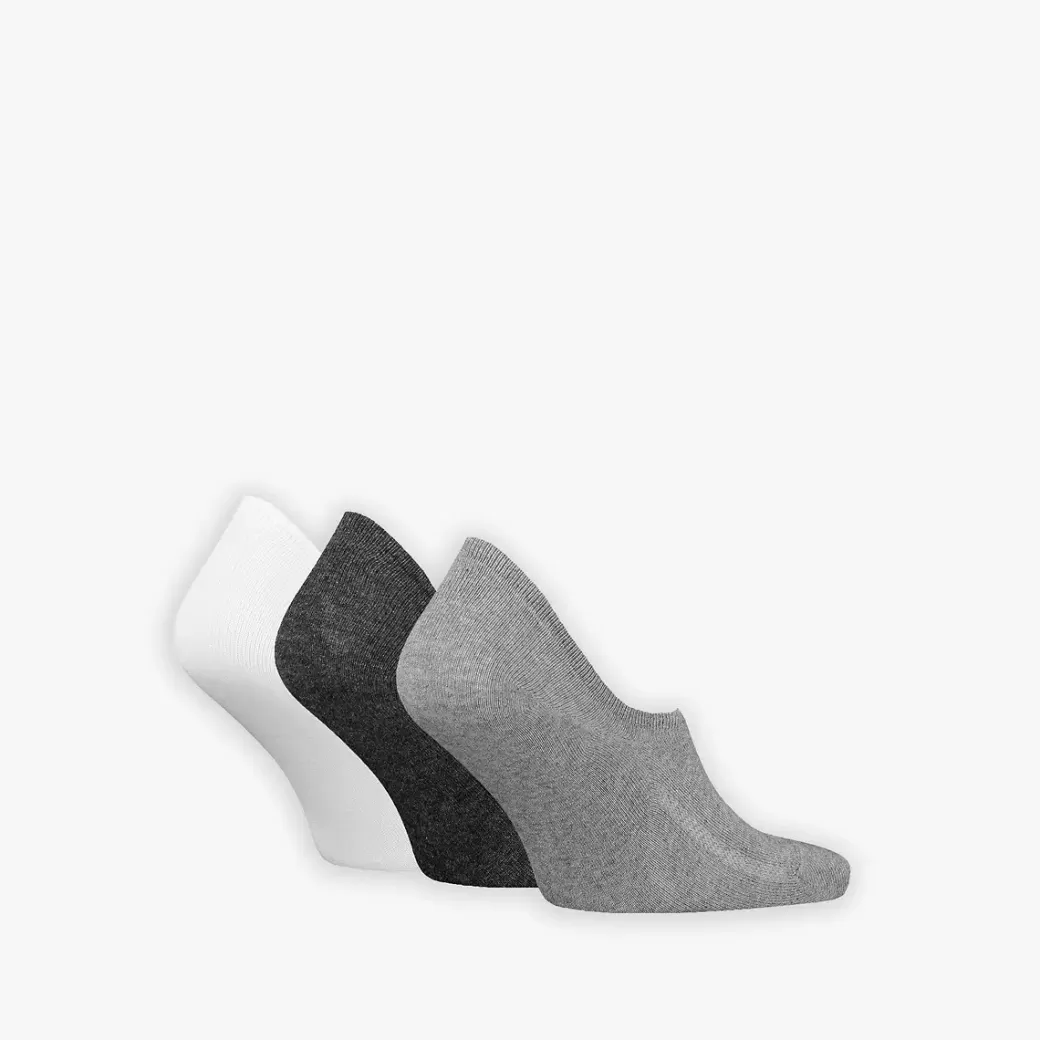 Levi's ® Hoga Strumpor Med Batwing-Logga I Atervunnen Bomull 3-Pack New