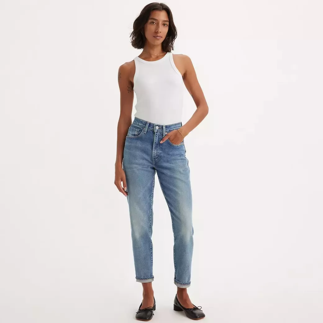 Levi's ® Made In Japan Boyfriend-Jeans Med Hog Midja Online