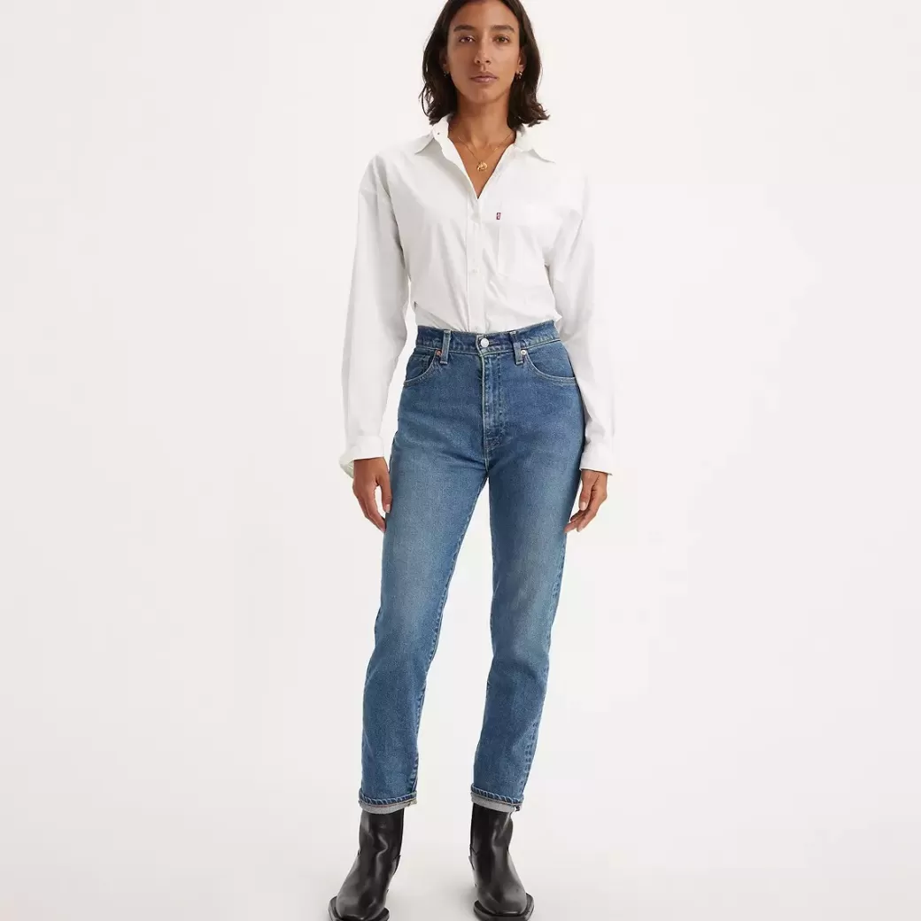 Levi's ® Made In Japan Slimmade Jeans Med Hog Midja Online