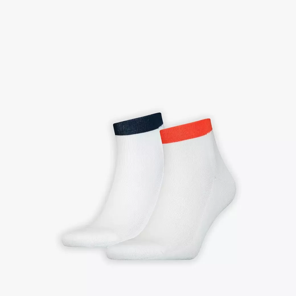 Levi's ® Mellanhoga Strumpor Med Logga Baktill 2-Pack Cheap
