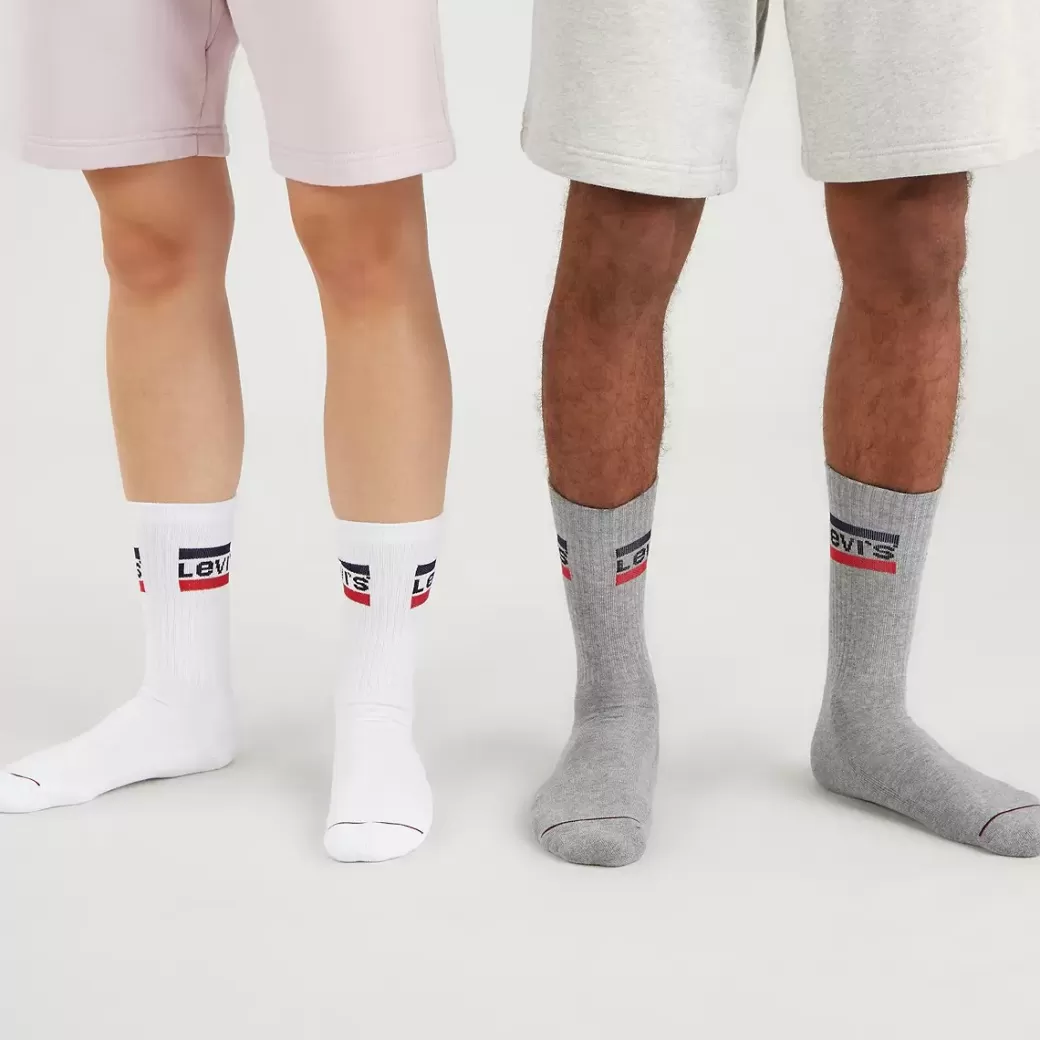 Levi's Regular Cut Sportstrumpor 2-Pack Best