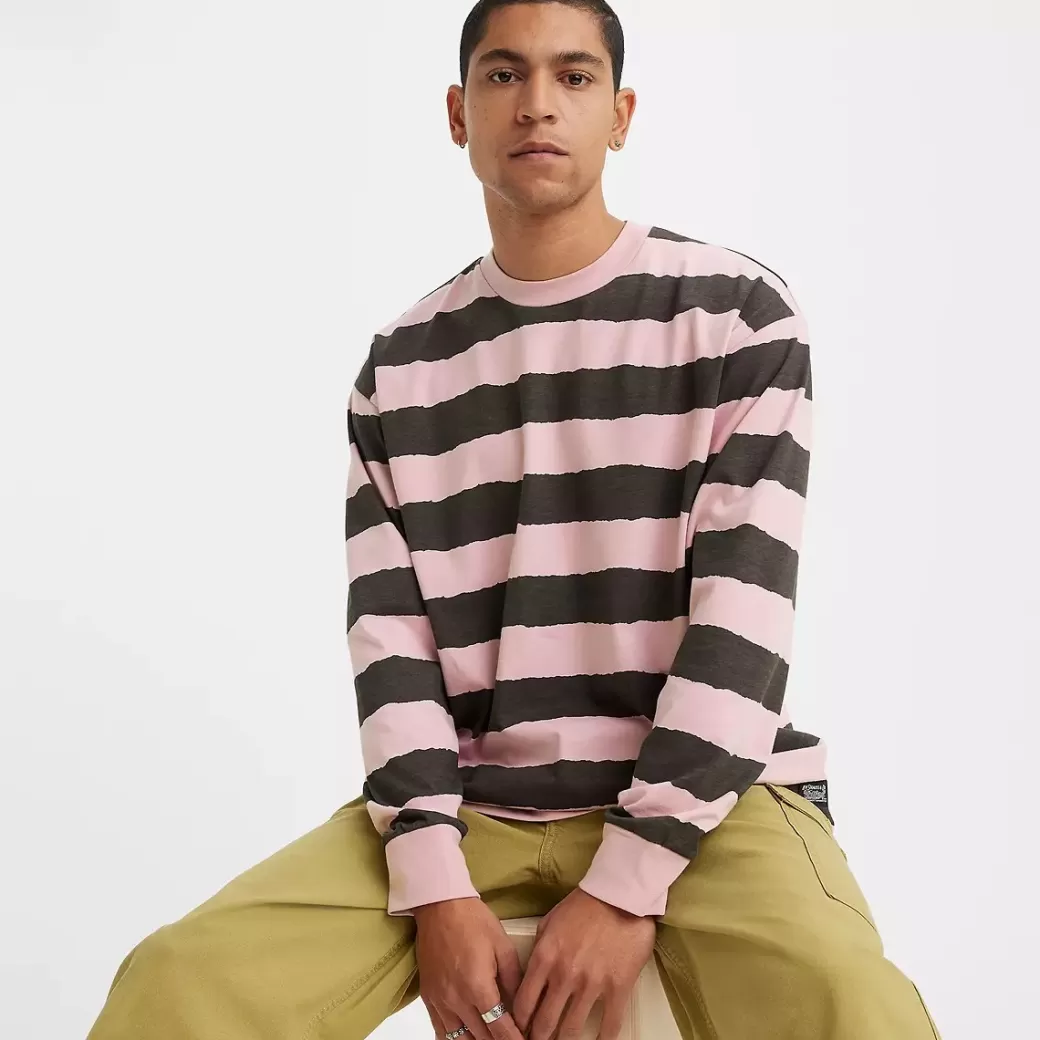 Levi's ® Skate Langarmad Graphic Box-T-Shirt Med Tryck Discount