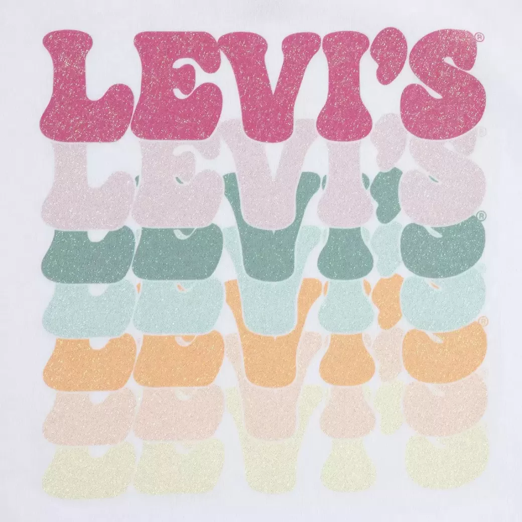 Levi's Levis T-Shirt I Retrostil Av Ekologisk Material For Tonåringar Clearance