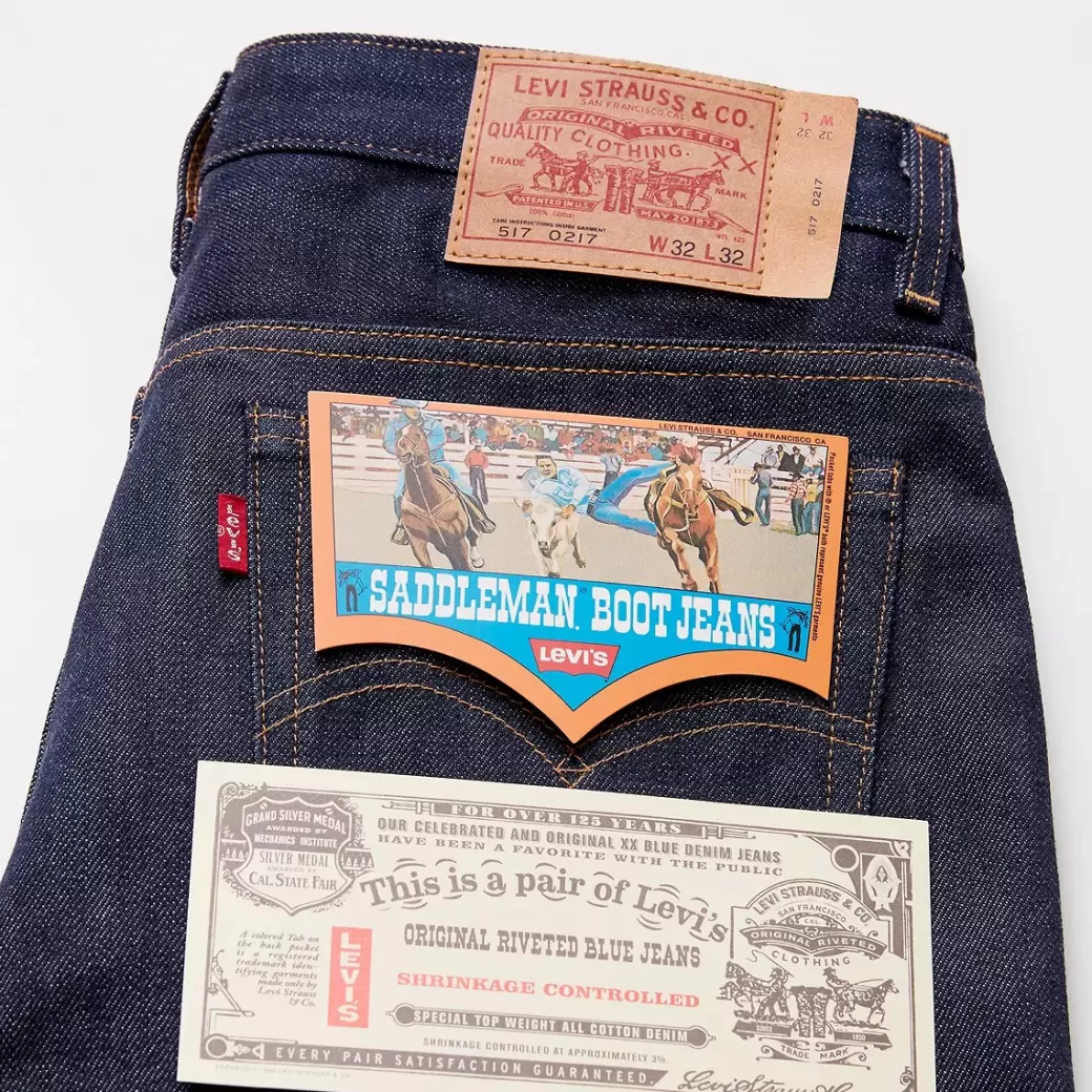 Levi's ® Vintage Clothing 1970S 517 Jeans Med Rak Passform Store