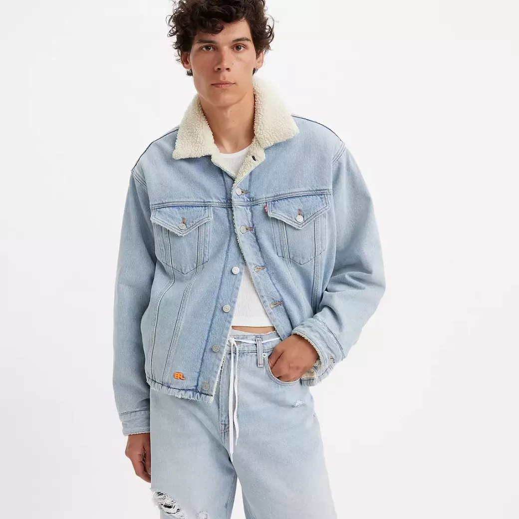 Levi's ® X Erl Sherpa Truckerjacka Outlet