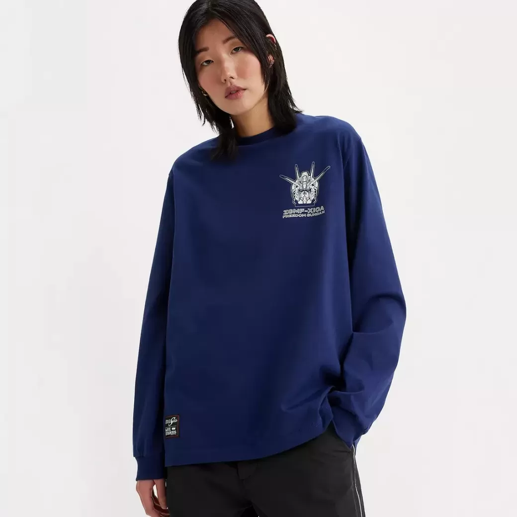Levi's ® X Gundam Seed Long-Sleeve Tee Hot