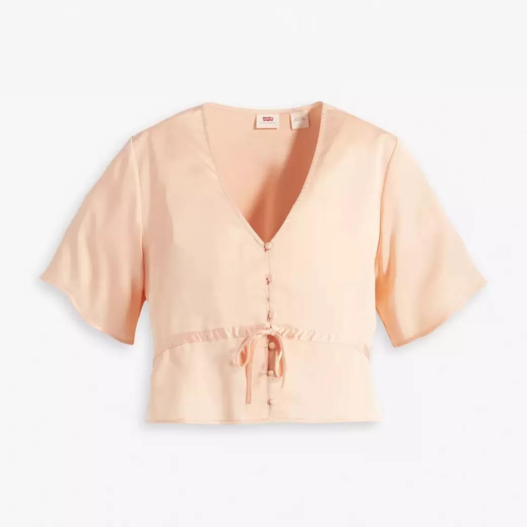 Levi's Lindy Kortarmad Blus Cheap