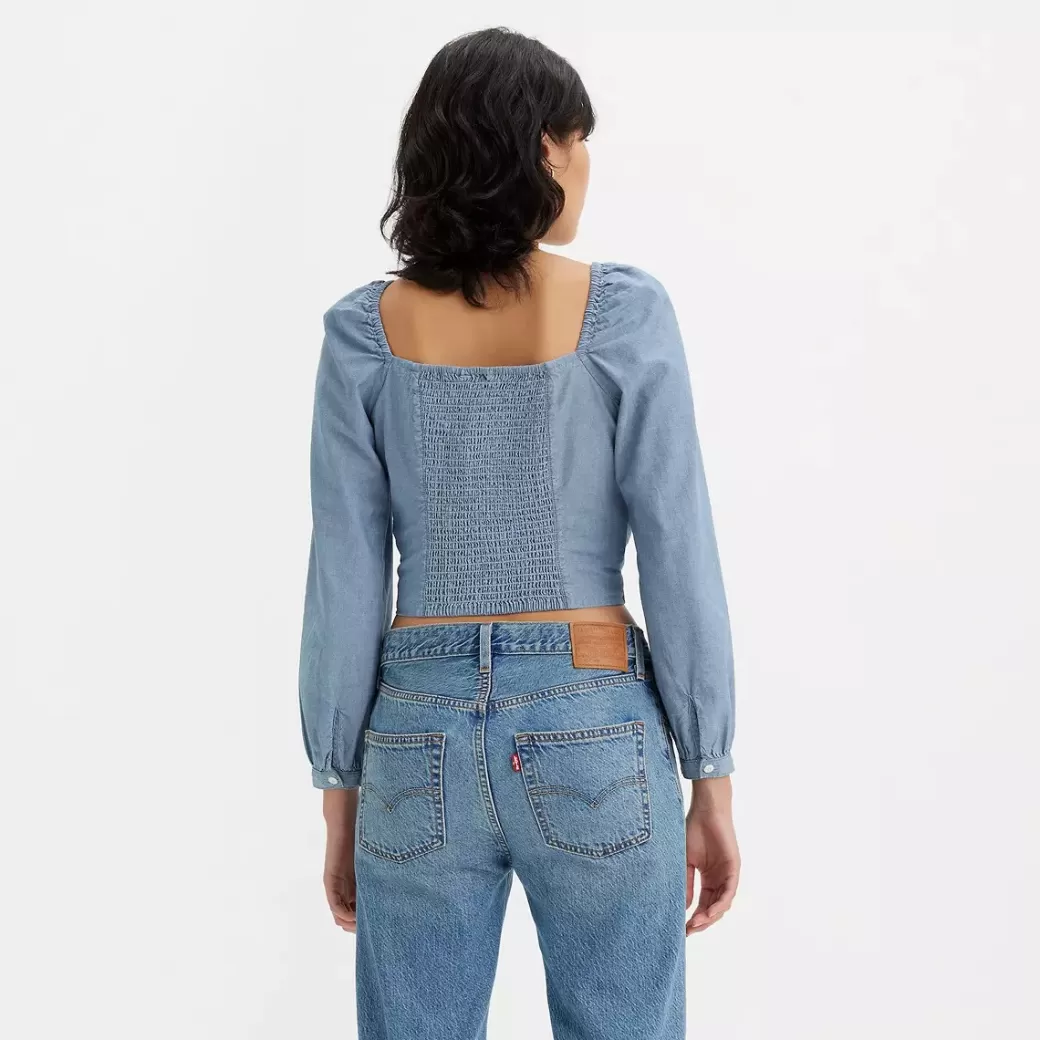 Levi's Livie Langarmad Blus Hot