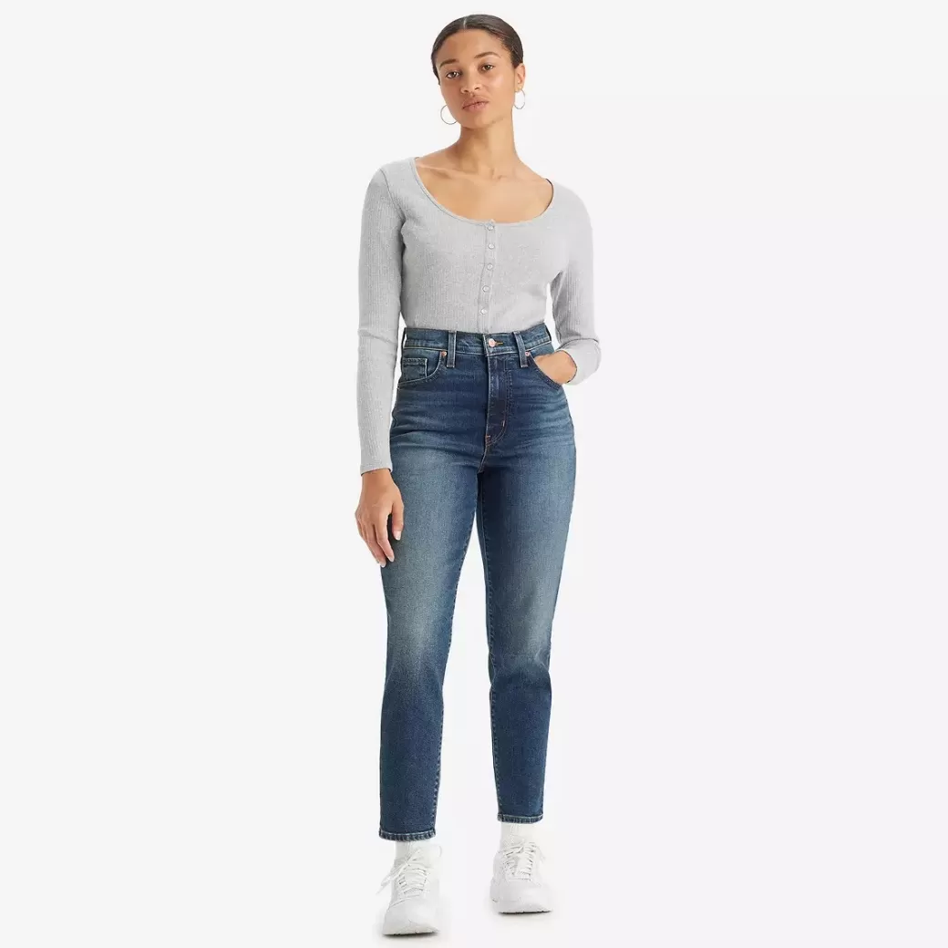 Levi's Mammajeans Med Hog Midja Cheap