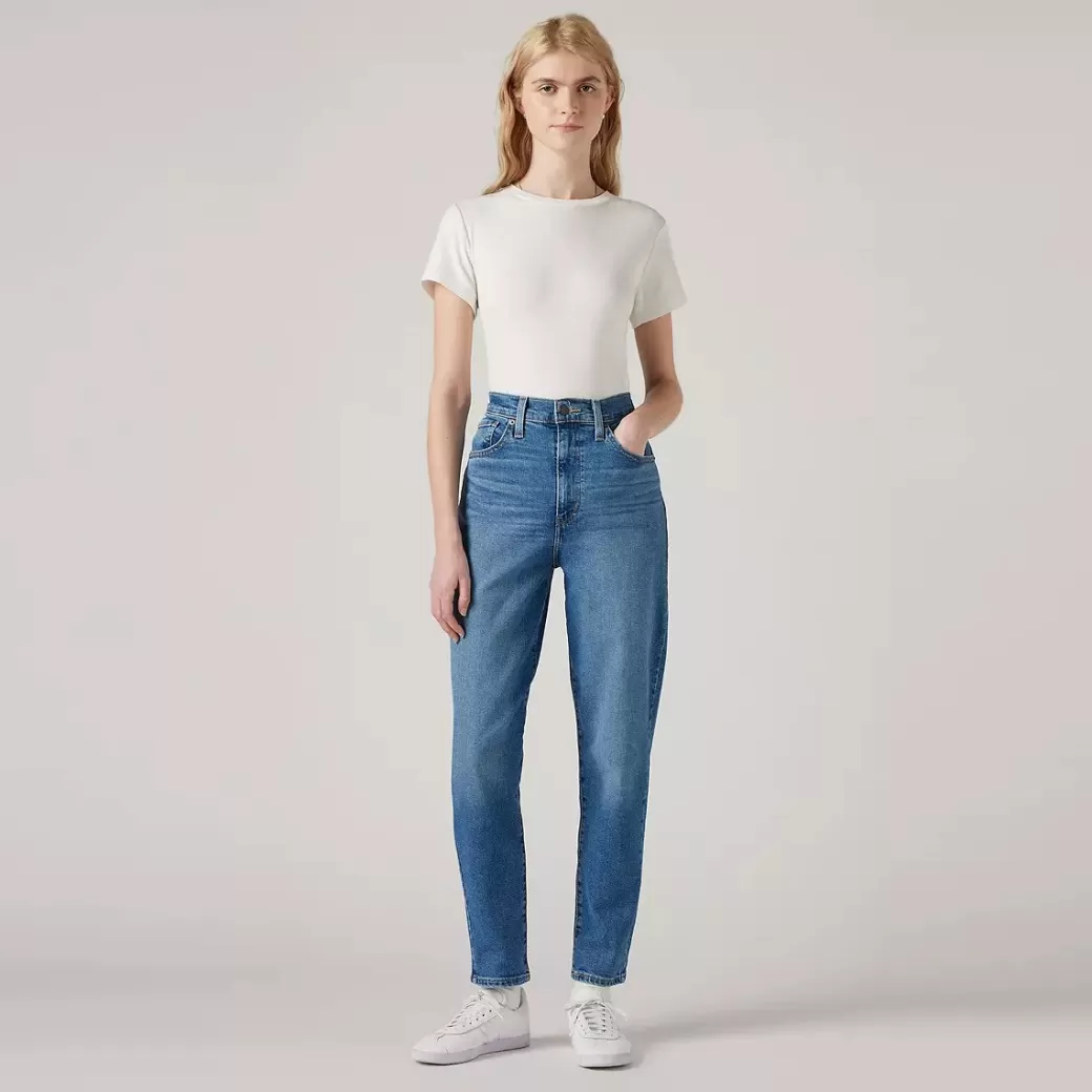 Levi's Mamma-Jeans Med Hog Midja Cheap