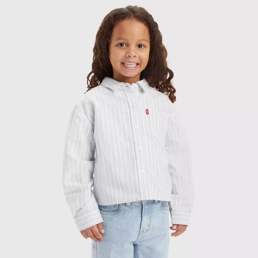Levi's Meet And Greet Randig Skjorta For Barn Cheap