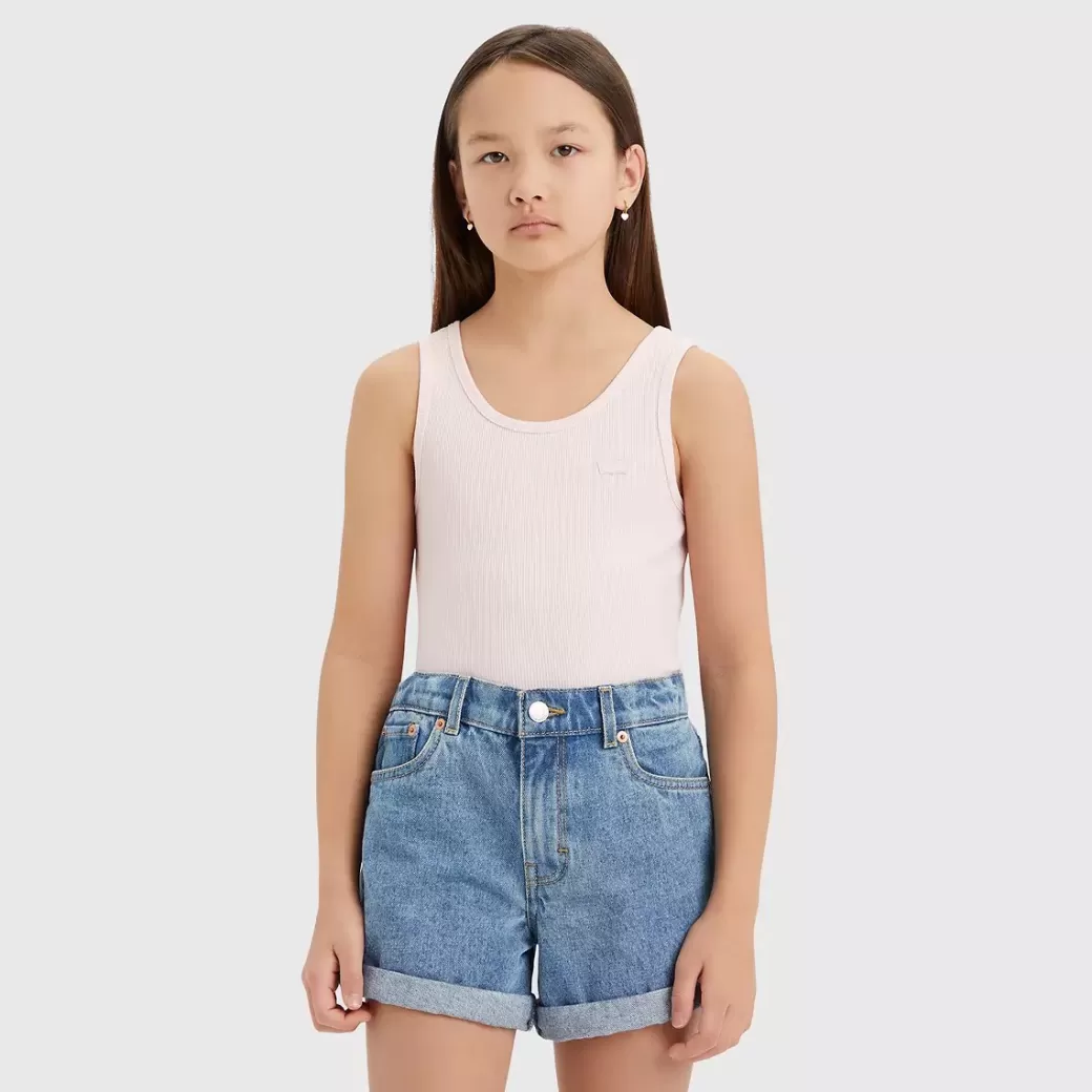 Levi's Meet And Greet Ribbstickat Linne For Tonåringar Cheap