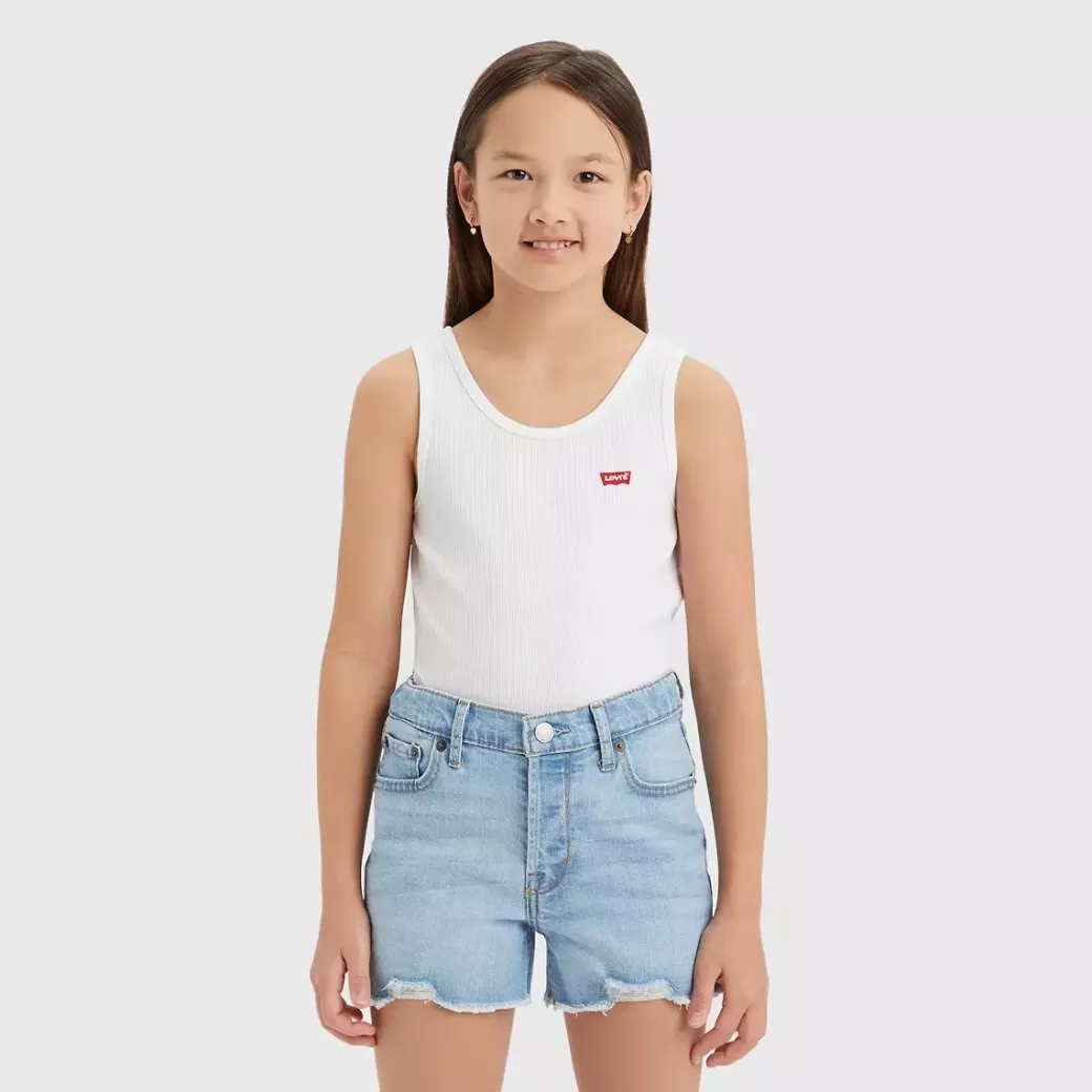 Levi's Meet And Greet Ribbstickat Linne For Tonåringar Outlet