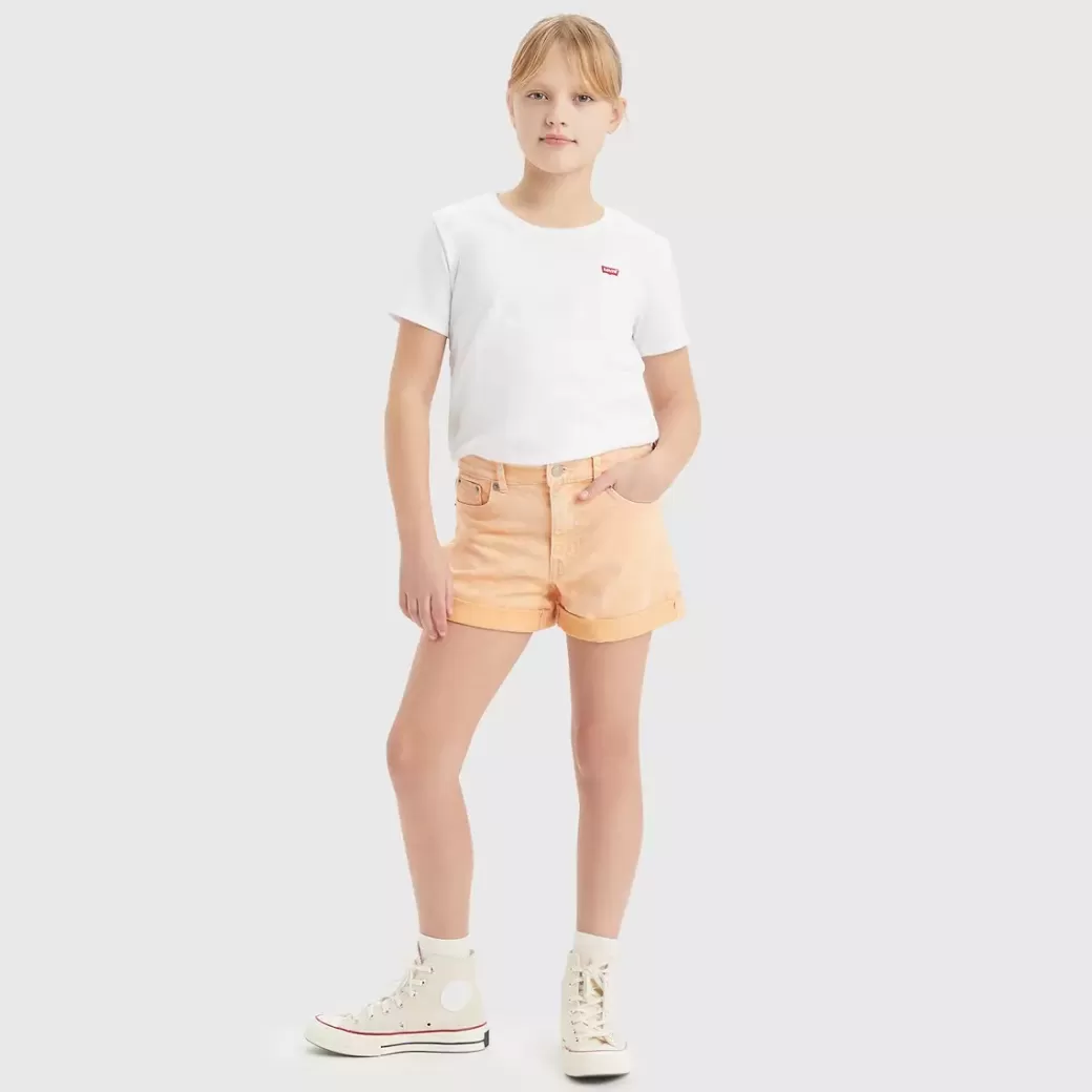 Levi's Mini Mammashorts For Tonåringar Med Rullmanschetter Outlet