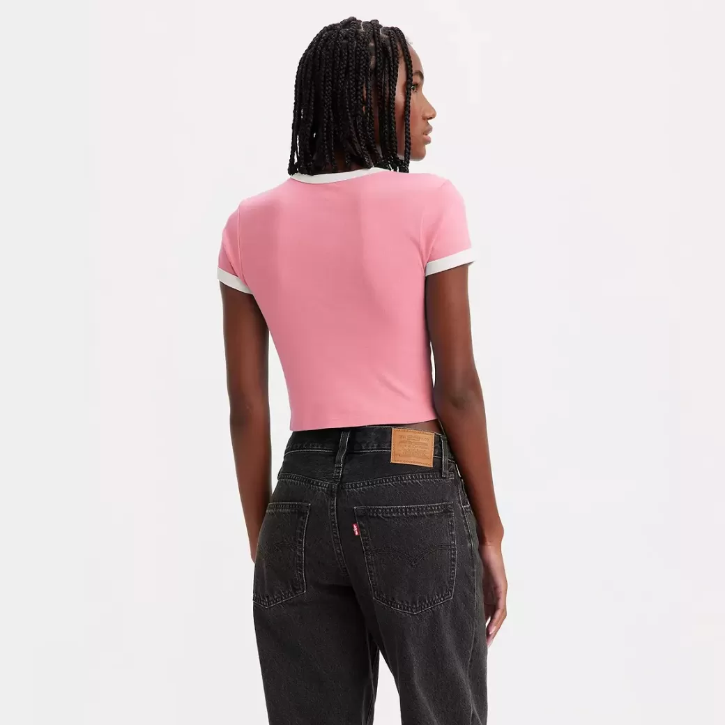 Levi's Mini-T-Shirt Med Tryck Och Fargade Muddar Sale