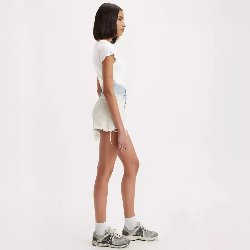 Levi's Mom-Shorts Med Hog Midja Clearance