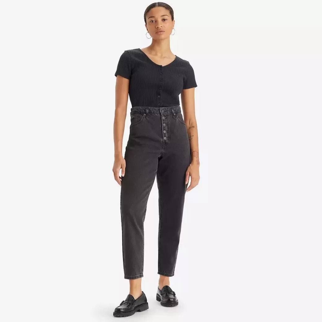 Levi's Notch Mammajeans Med Hog Midja Cheap