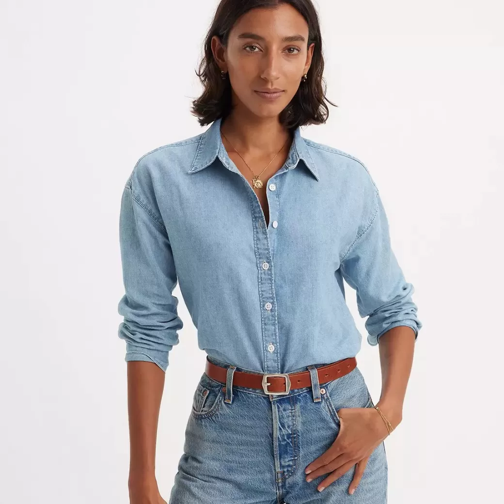 Levi's Odessa Langarmad Lightweight-Skjorta Shop