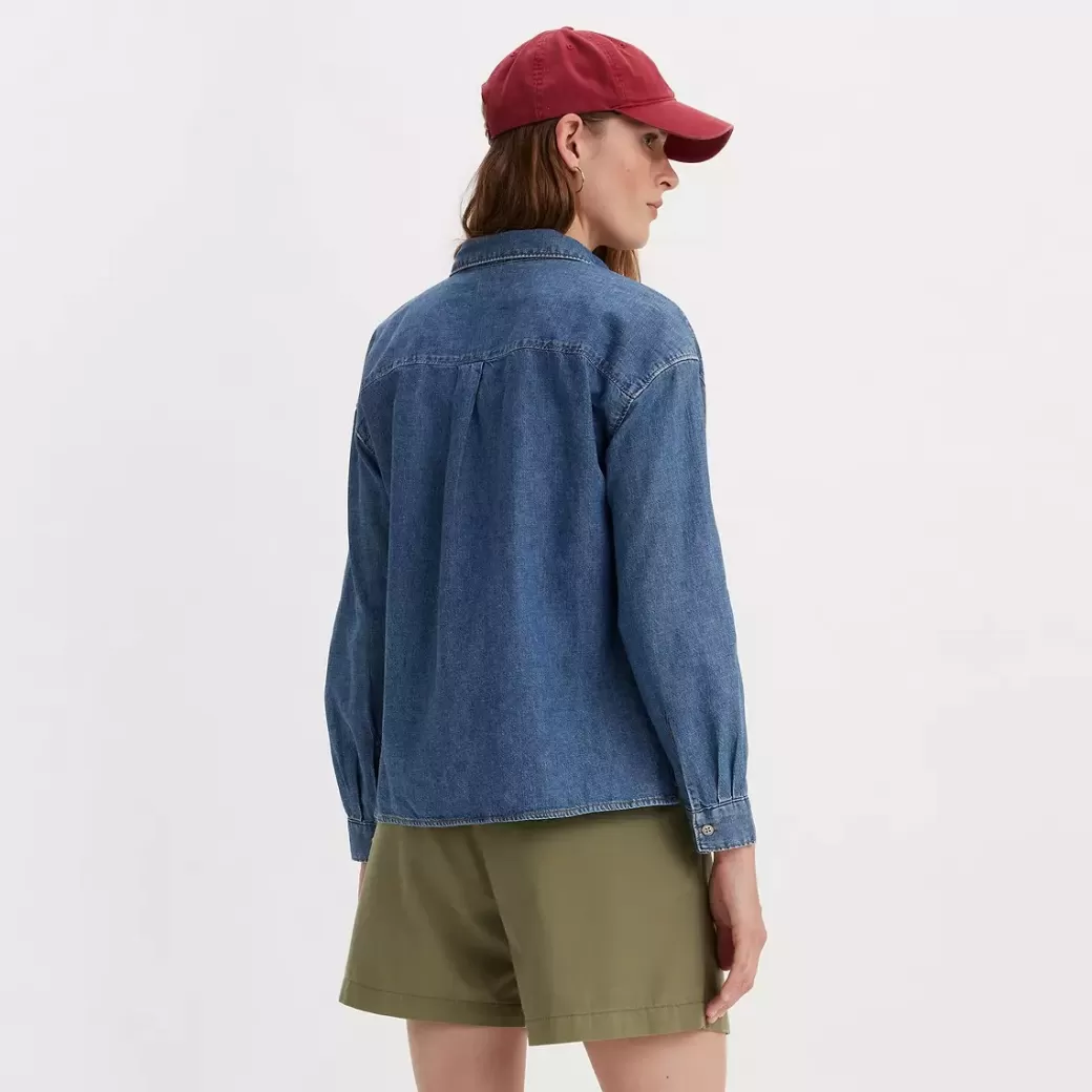 Levi's Odessa Langarmad Lightweight-Skjorta Shop