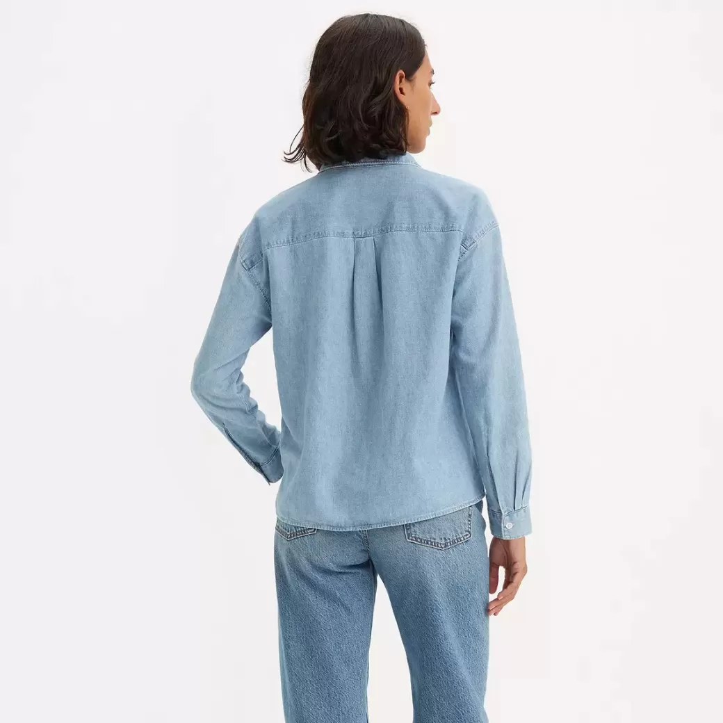 Levi's Odessa Langarmad Lightweight-Skjorta Shop