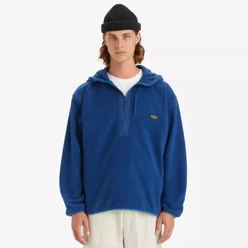 Levi's Orbit Sweatshirt Med Dragkedja I Halsen Shop