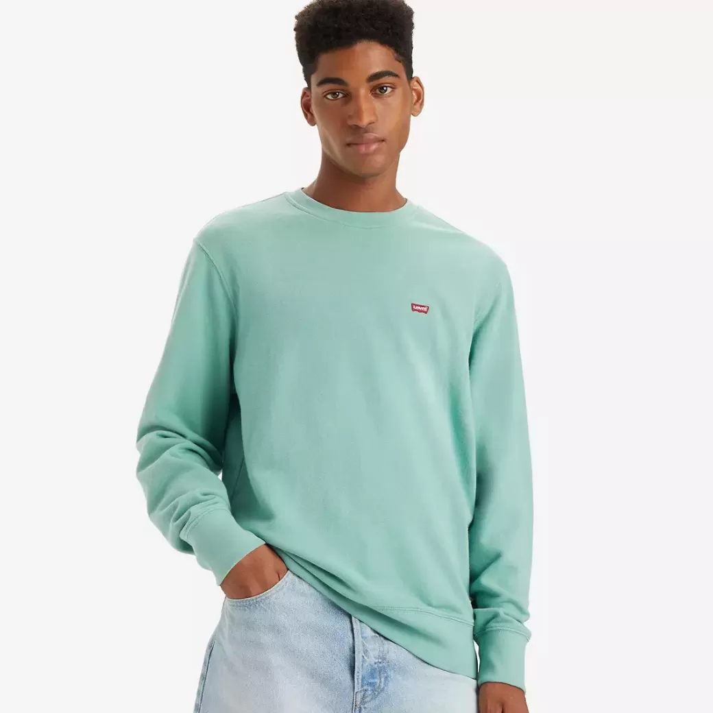 Levi's Original Housemark Sweatshirt Med Rund Hals Best Sale