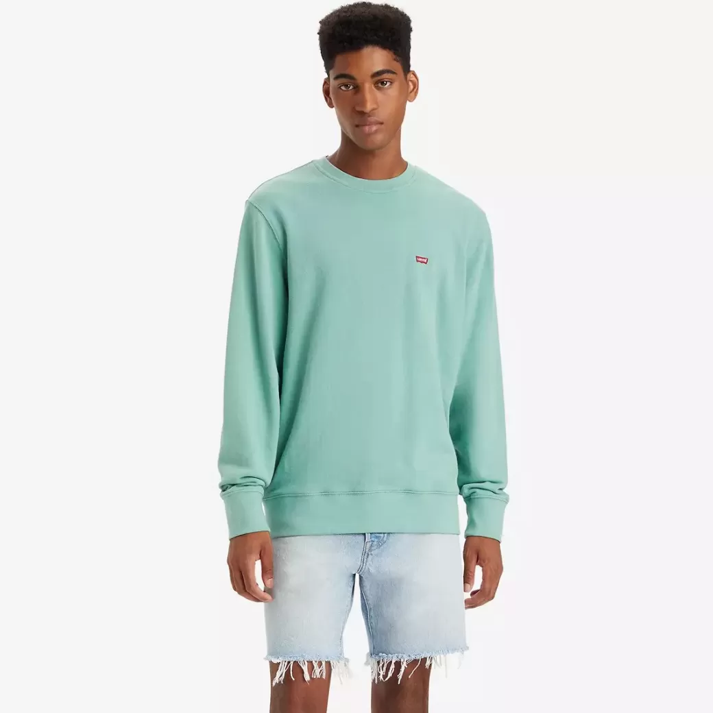 Levi's Original Housemark Sweatshirt Med Rund Hals Best Sale