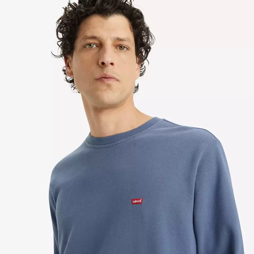 Levi's Original Housemark Sweatshirt Med Rund Hals Best Sale