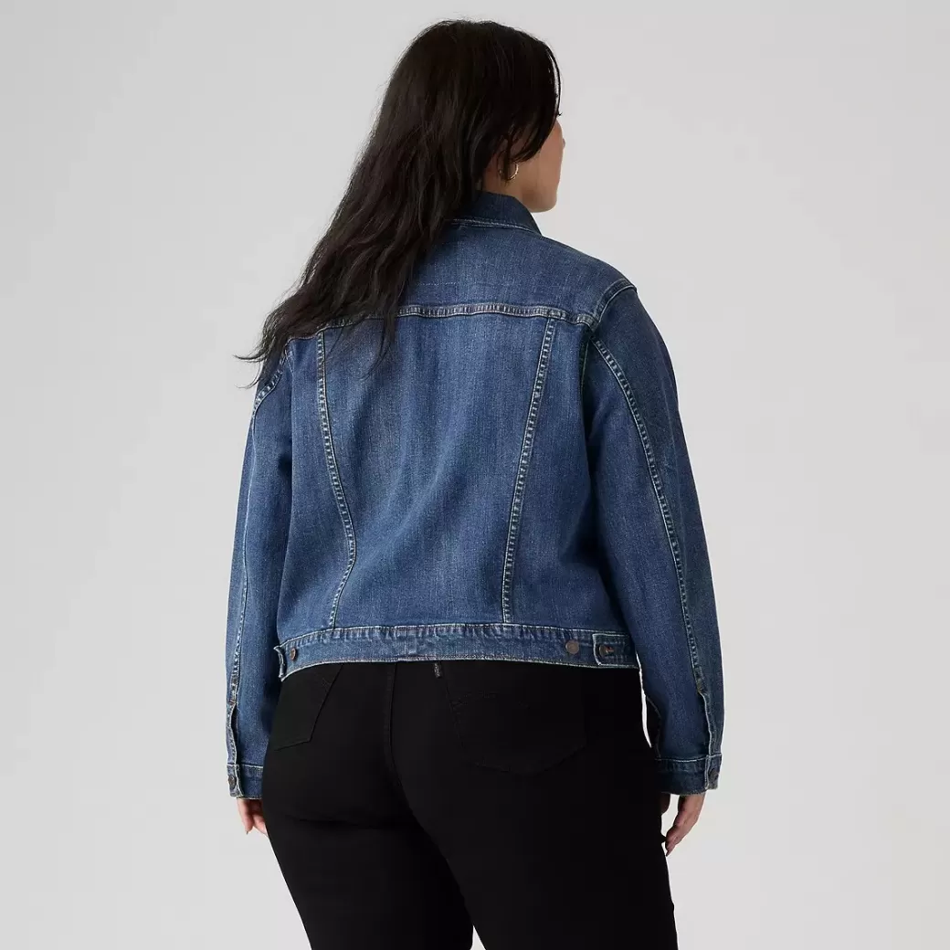 Levi's Original Sherpa-Truckerjacka (Plusstorlek) Best