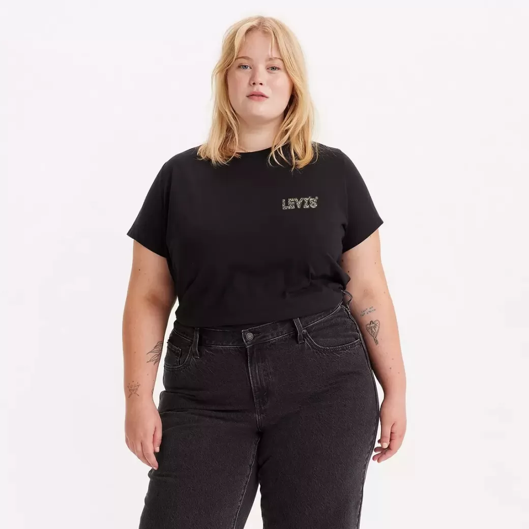 Levi's Perfekt T-Shirt Med Logga (Plusstorlek) Online