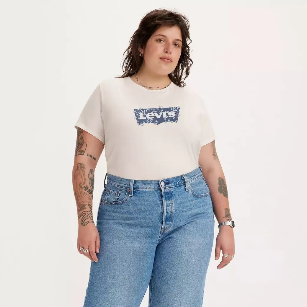 Levi's Perfekt T-Shirt Med Logga (Plusstorlek) Store