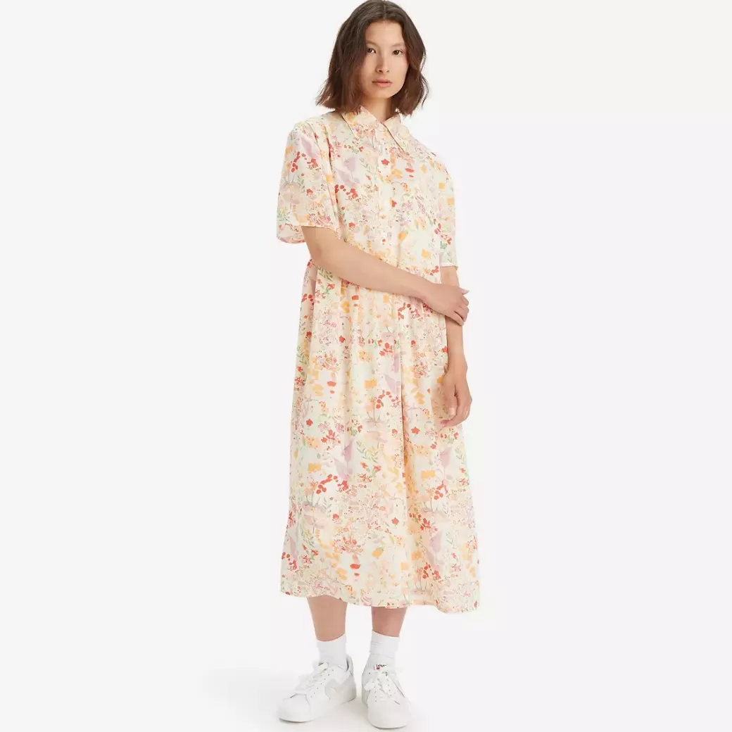 Levi's Rhiannon Kortarmad Klanning Cheap