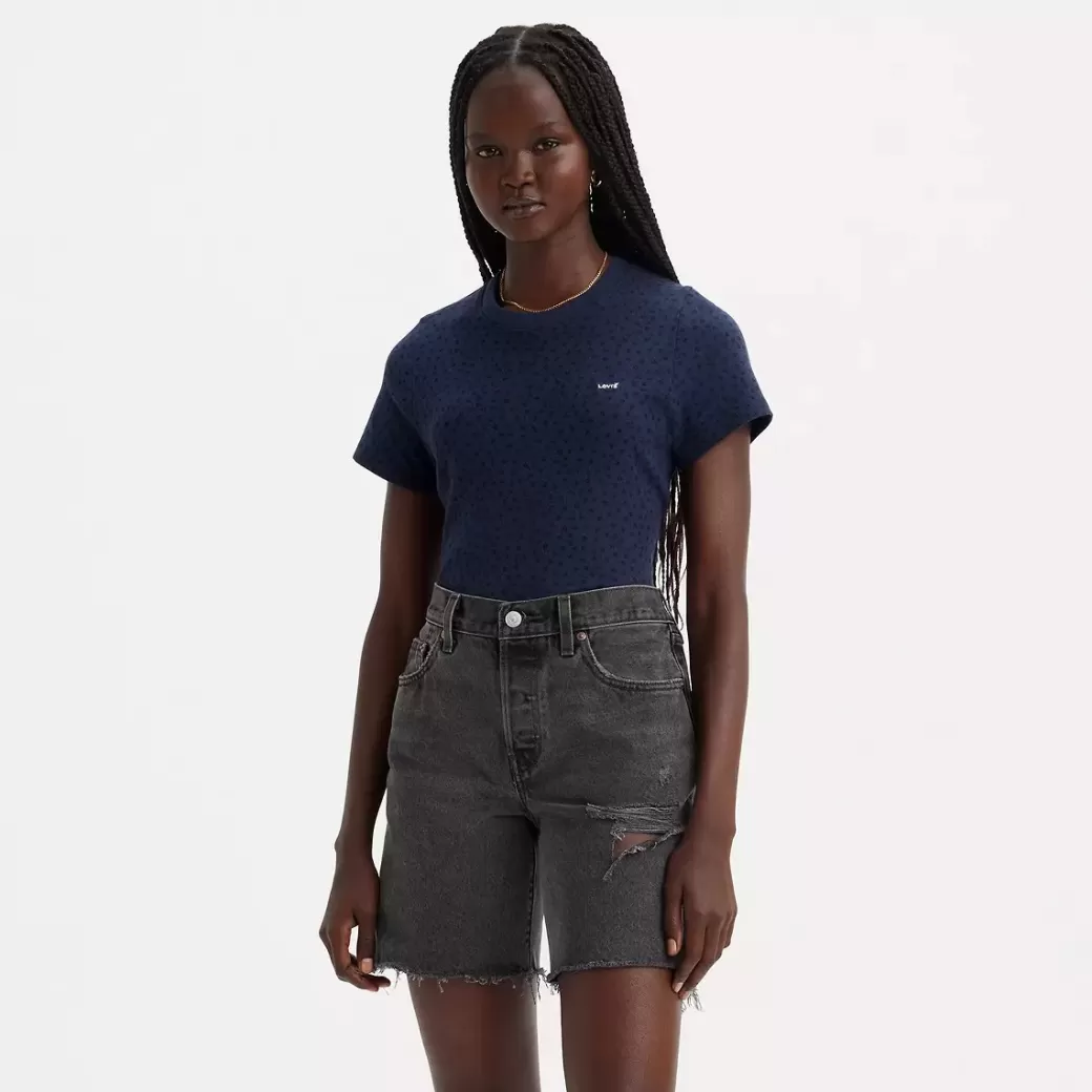 Levi's Ribbad Baby Tee Flash Sale
