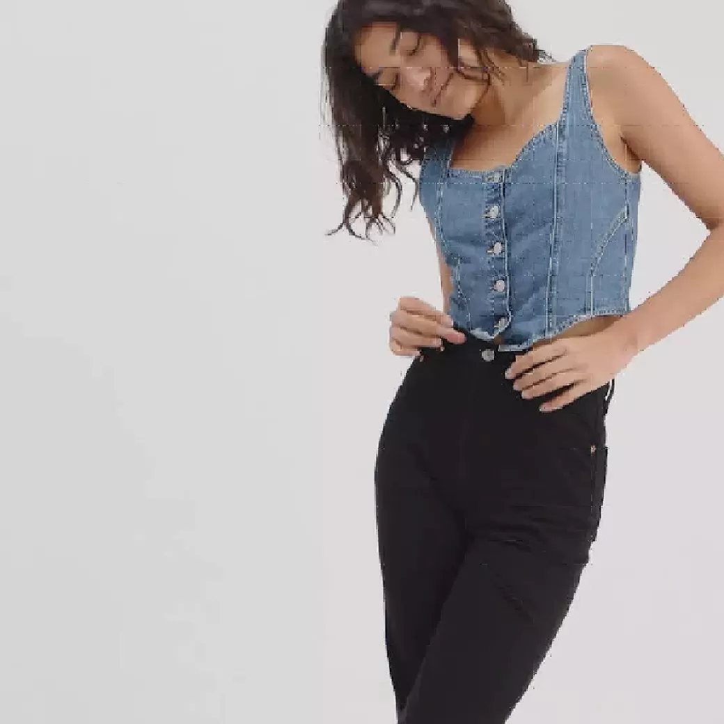 Levi's Ribcage Ankeljeans Med Raka Ben Cheap