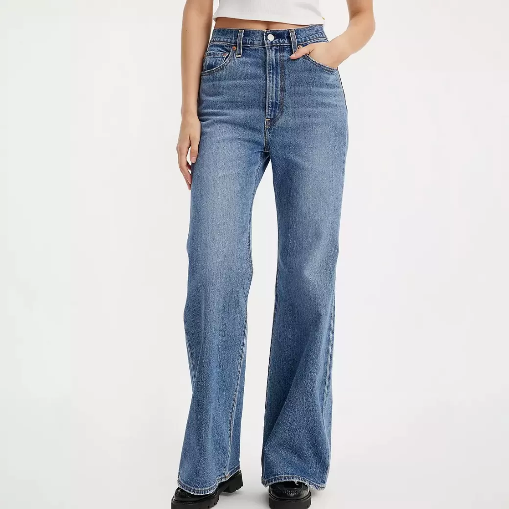 Levi's Ribcage Bell Jeans Flash Sale