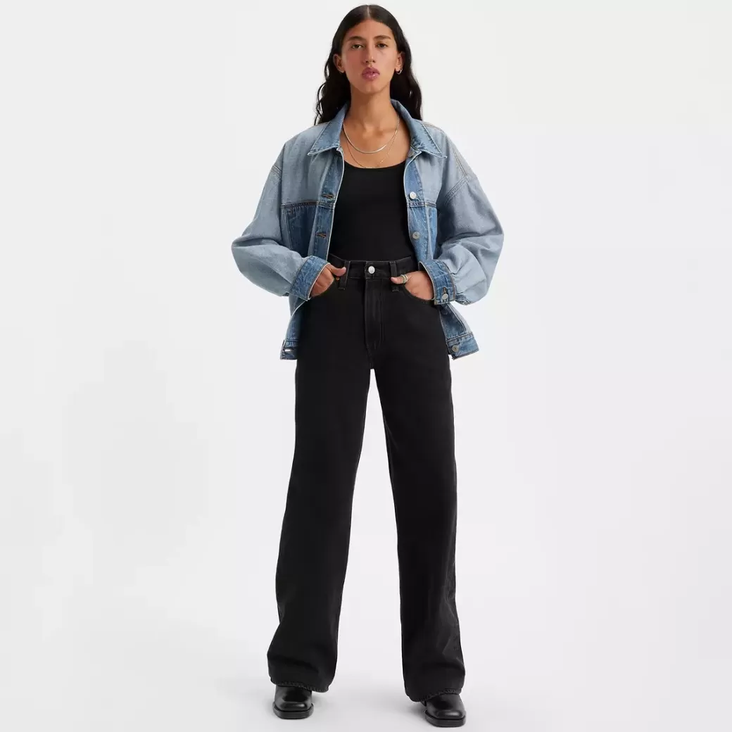 Levi's Ribcage Jeans Med Vida Ben Clearance