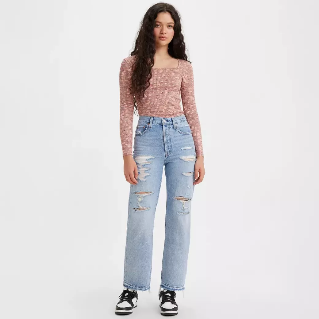Levi's Ribcage Raka Ankellanga Jeans Clearance