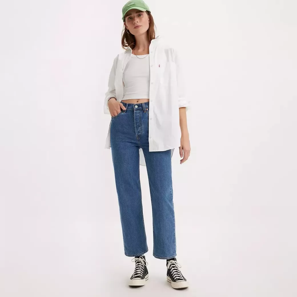 Levi's Ribcage Raka Ankellanga Lightweight-Jeans Fashion