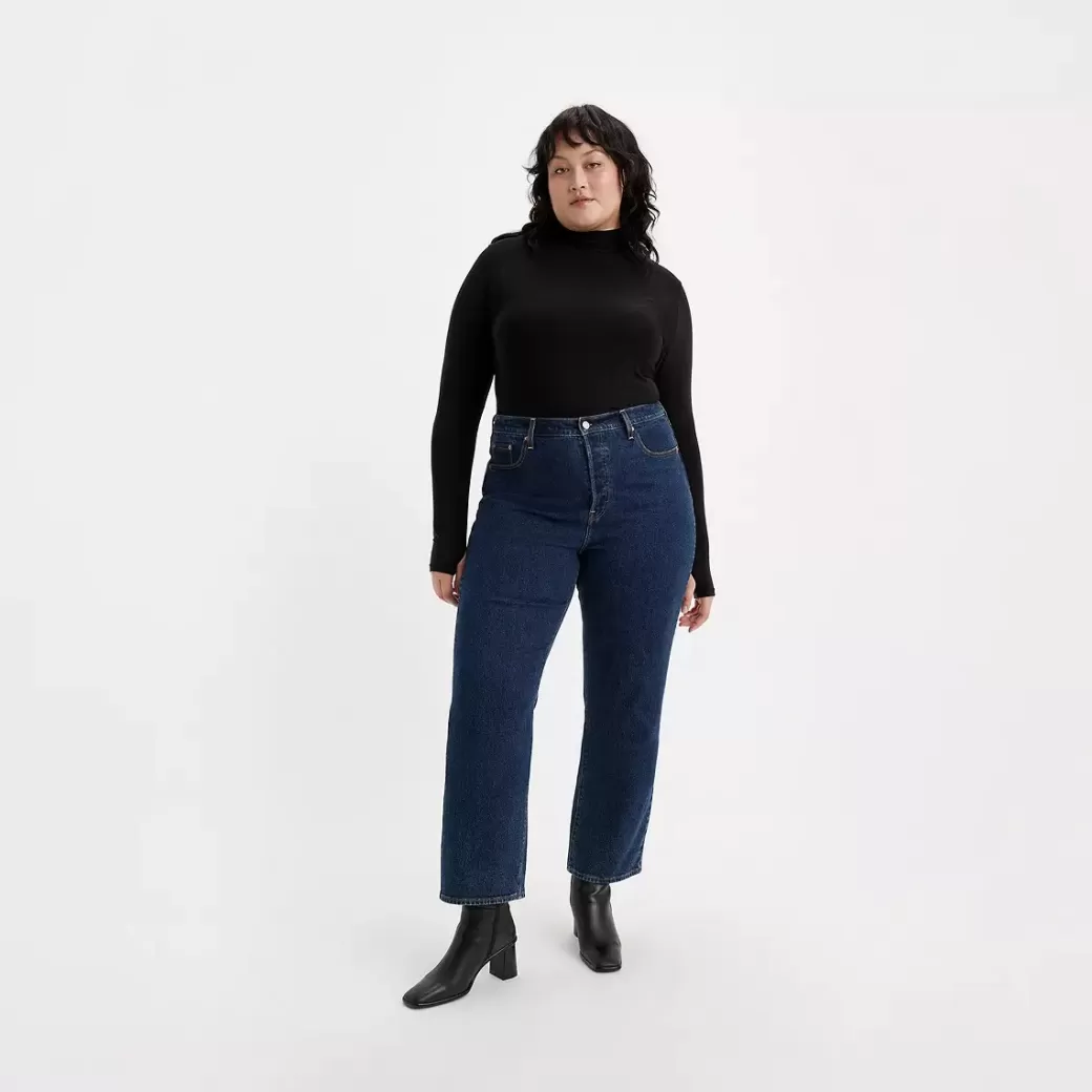 Levi's Ribcage Raka Ankle Jeans (Plusstorlek) Best