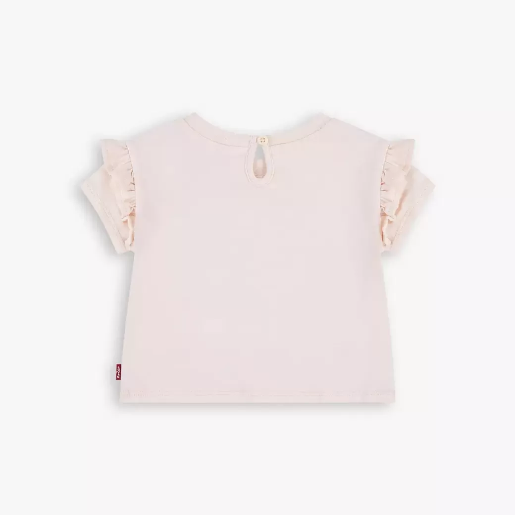 Levi's Ruffle Shoulder Baby-T-Shirt Med Hibiskus Cheap