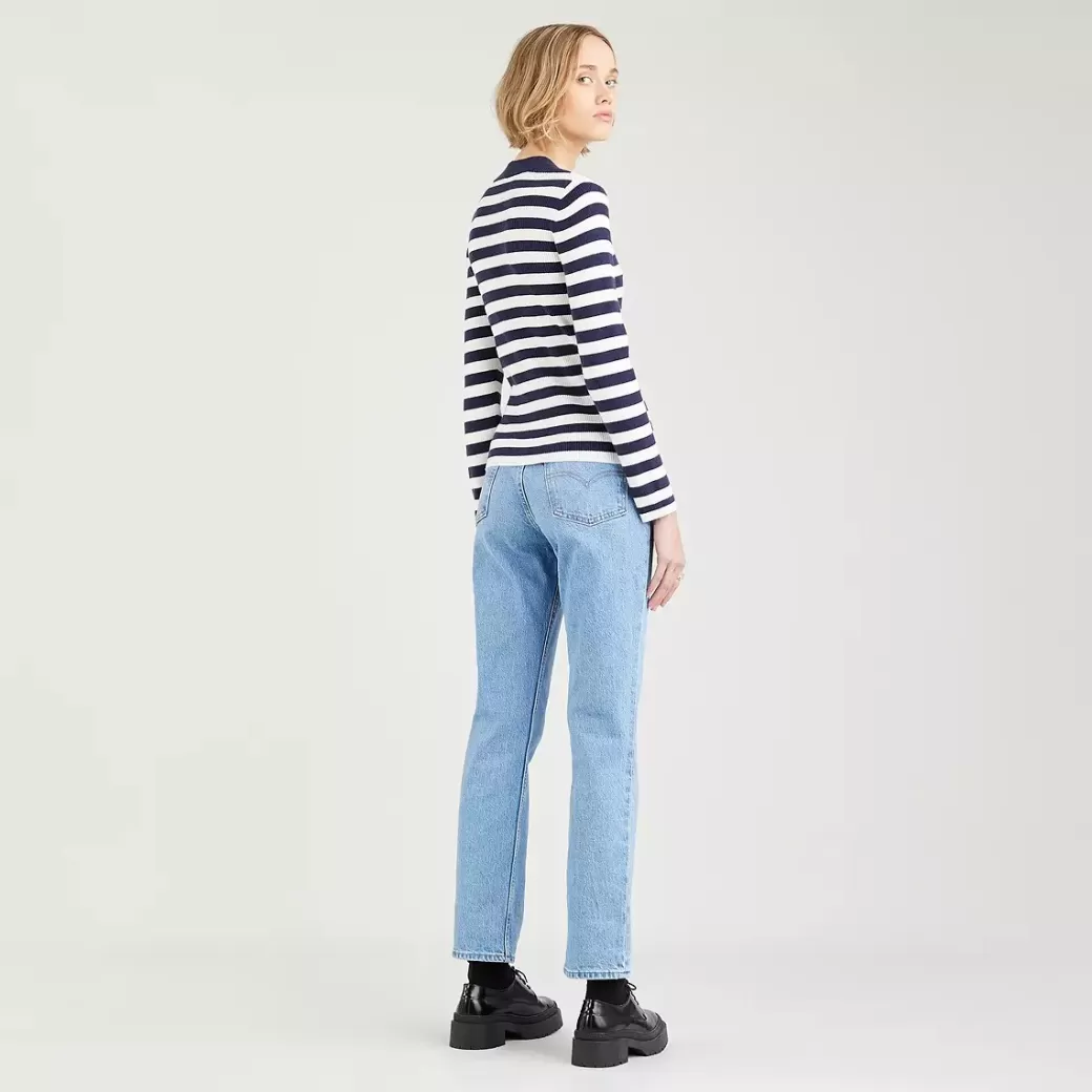 Levi's Rundhalsad Ribbstickad Troja Outlet