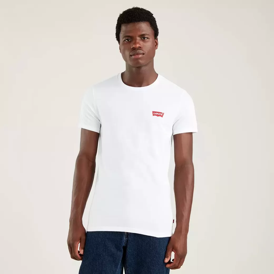 Levi's Rundhalsad T-Shirt Med Tryck 2-Pack New