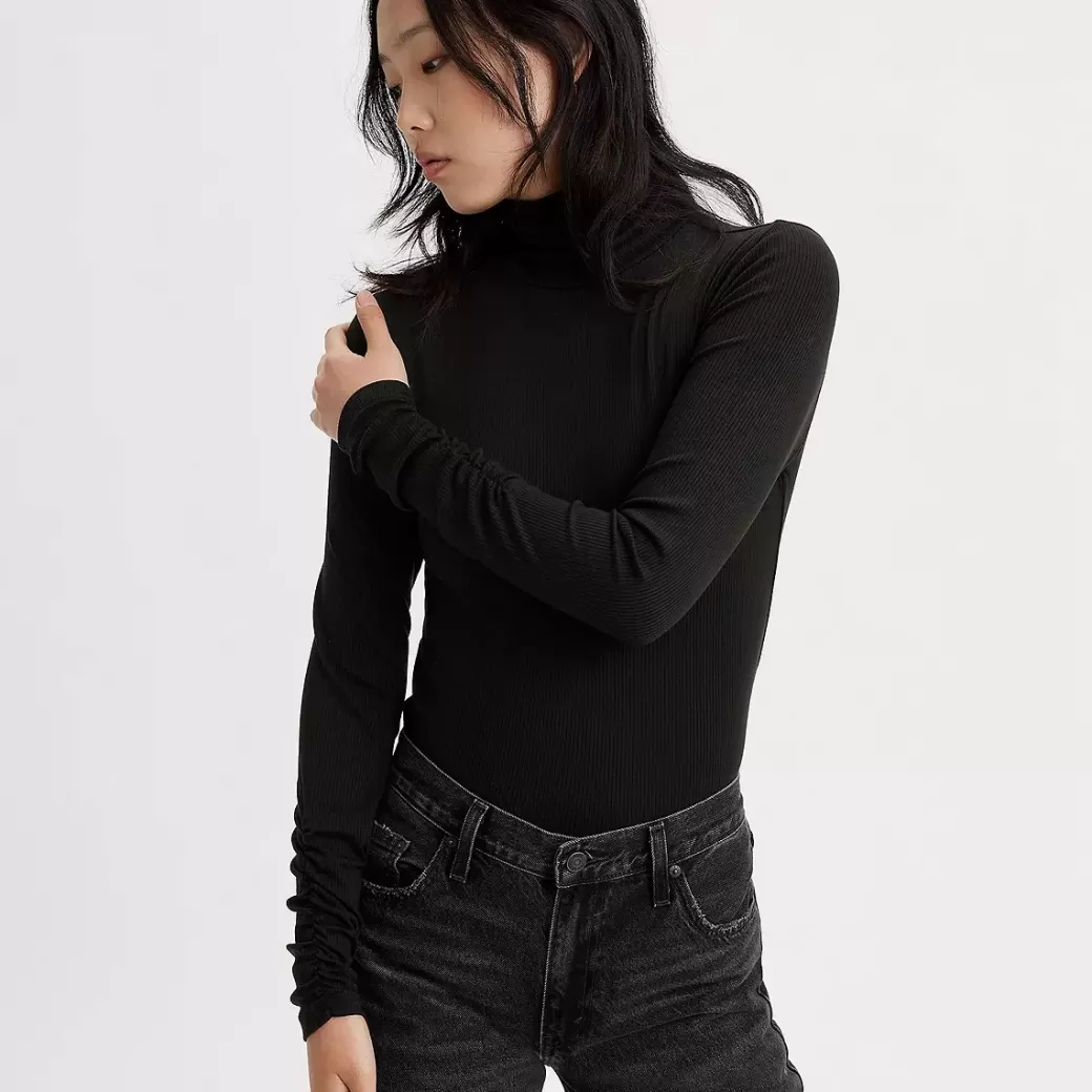 Levi's Rynkad Halvpolokrage Cheap